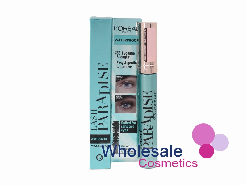 4 x L'Oreal Paradise Waterproof Black Mascara